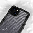 Silver Carbon Fiber Specialty Texture Material iPhone 15 Waterproof Case